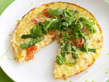 bacon and asparagus frittata