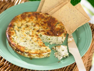 baked herbed ricotta