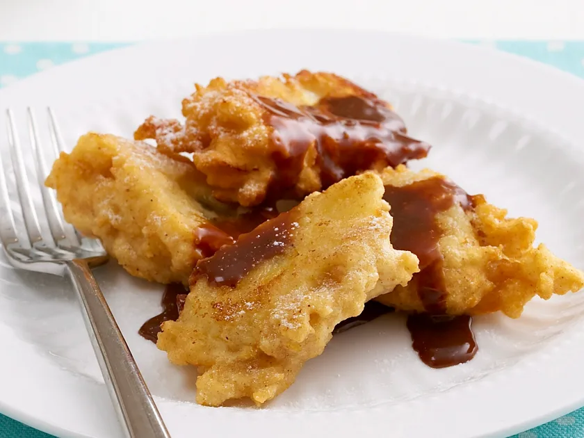 Banana coconut fritters