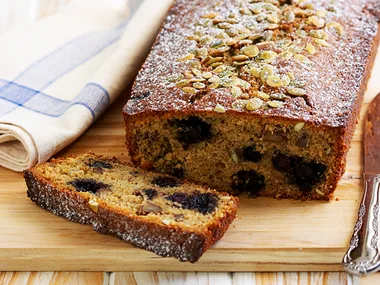 Blueberry and nut loaf