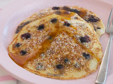 blueberry and rice pancakes