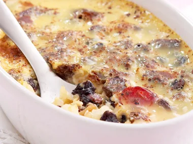 brown rice custard