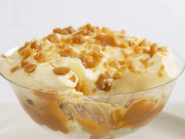 caramel and banana tiramisu