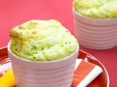 cauliflower and cheese souffles