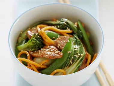 char sui pork stir-fry