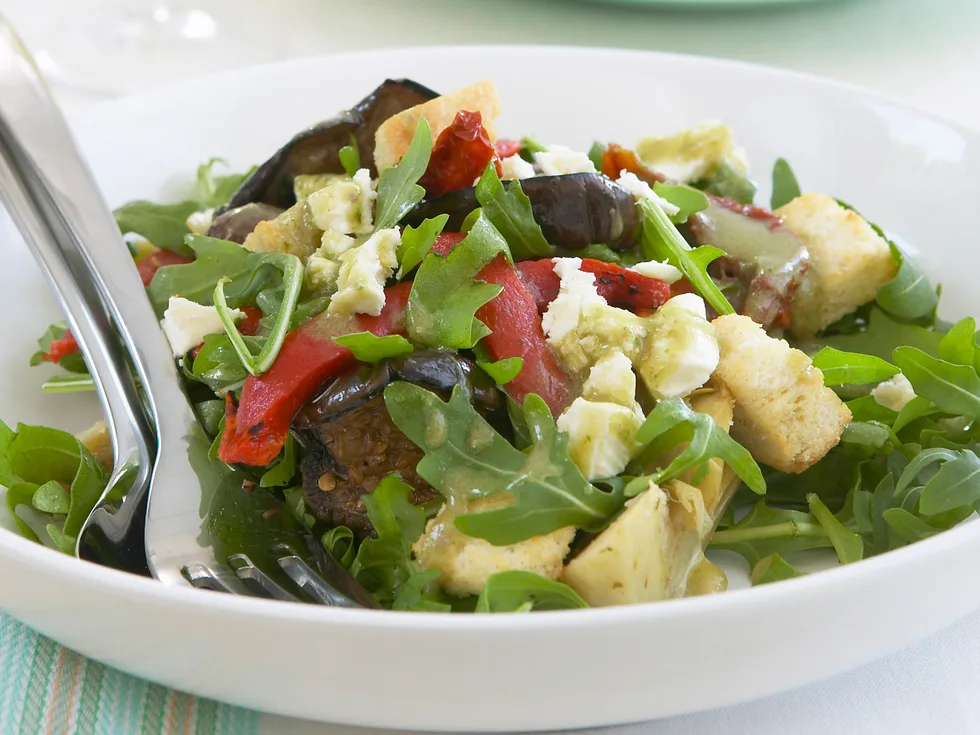 char grilled vegetable salad