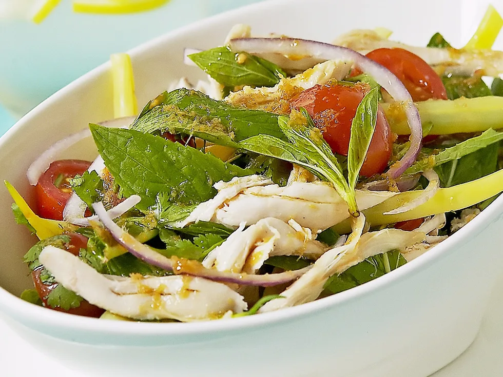 chicken and bean salad