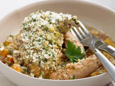 chicken and bean cassoulet