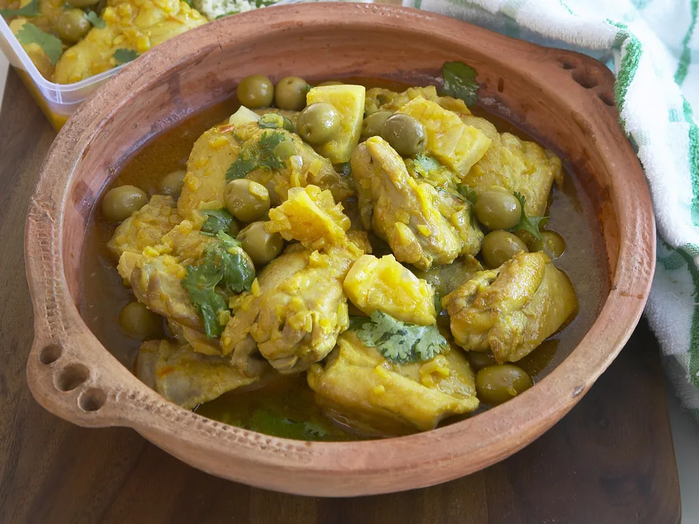 chicken tagine with olives and preserved lemons