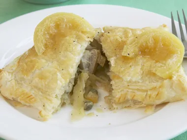 chicken, fennel and lemon pies