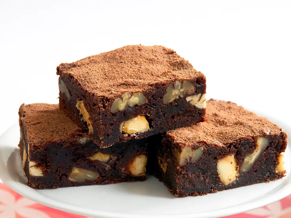 Chocolate and pecan brownies