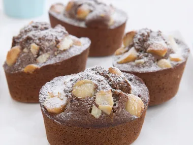 Chocolate and macadamia friands