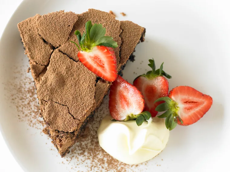 Chocolate flourless torte