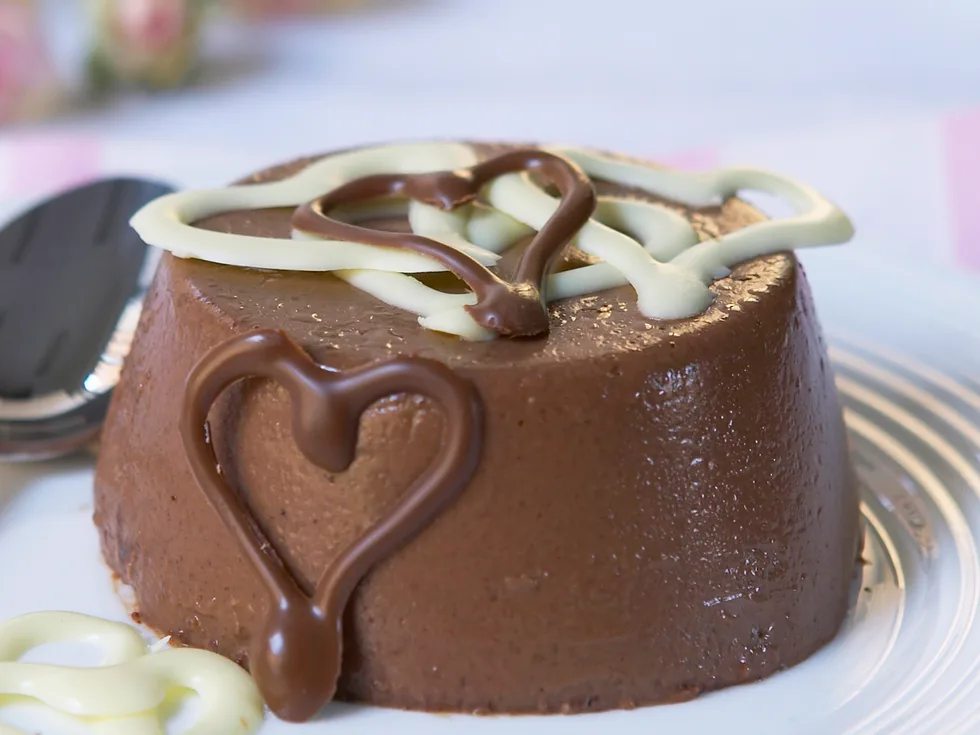 Chocolate panna cotta