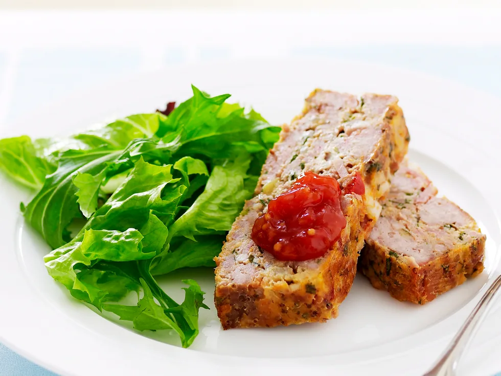Chutney and mustard meatloaf