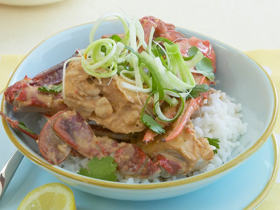 Coconut chilli crab