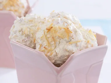 Coconut, almond and apricot macaroons