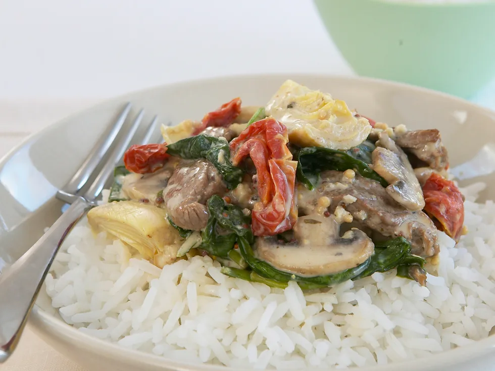 Creamy Mushroom Beef