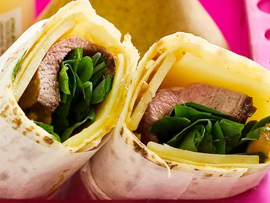 Cheesy Beef Wrap