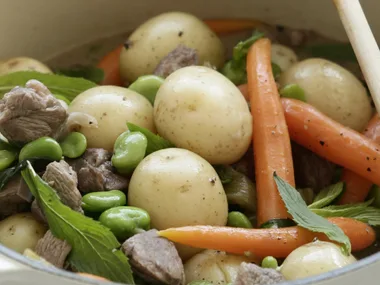 Lamb with Baby Vegetables