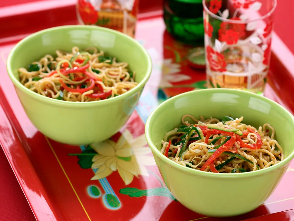 Chilled Noodles with Sesame Sauce