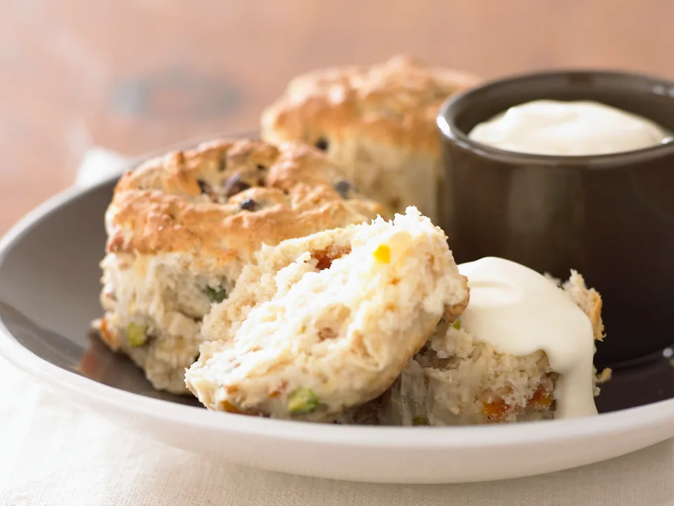 Apricot and Pistachio Scones