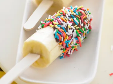 Banana and Chocolate Sticks
