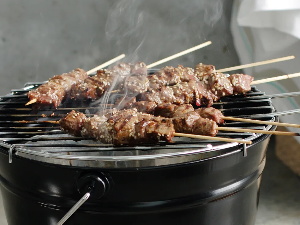 Spicy Beef Satay and Peanut Sauce