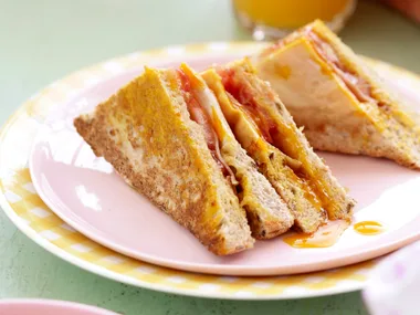 Egg and Ham Jaffles