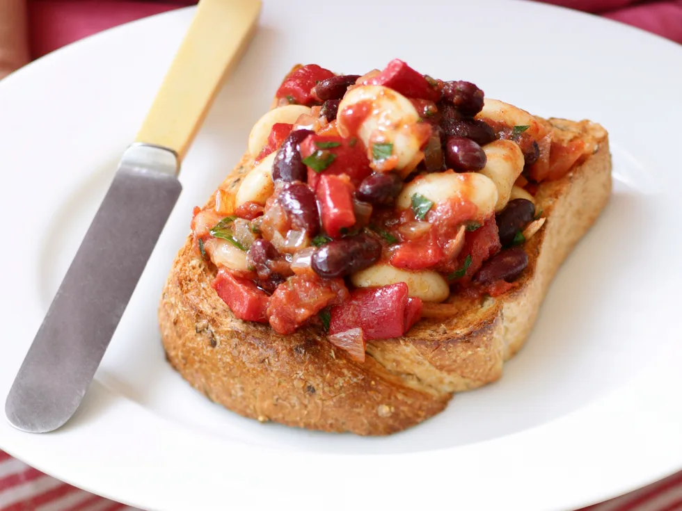 Mixed Beans on Toast