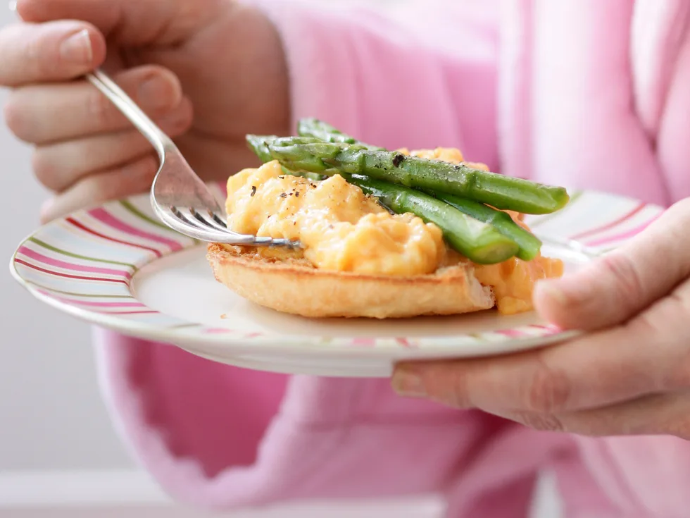 Scrambled Eggs with Asparagus