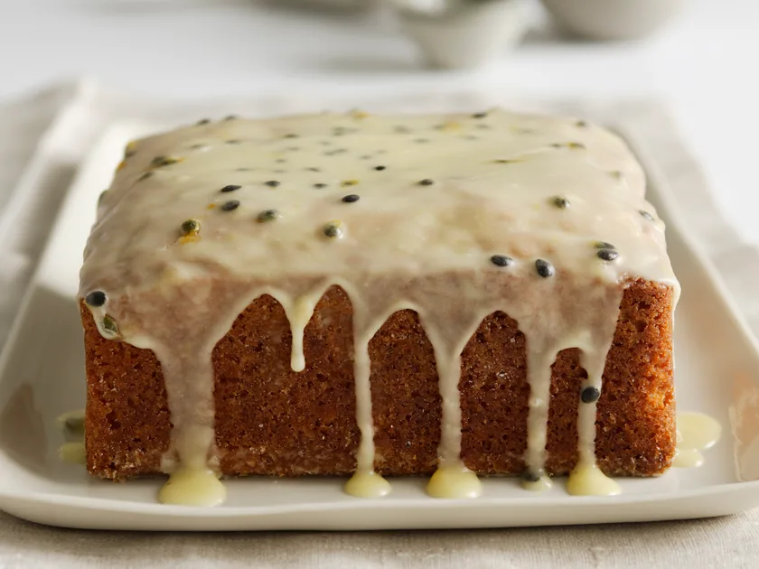 Passionfruit victoria sponge