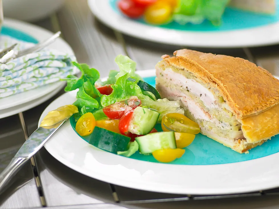 Chicken and Cabbage Pie