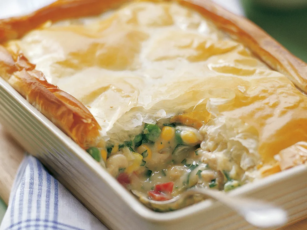 Chicken and Vegie Pie