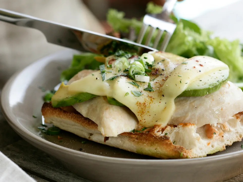 Grilled Chicken and Avocado Melt