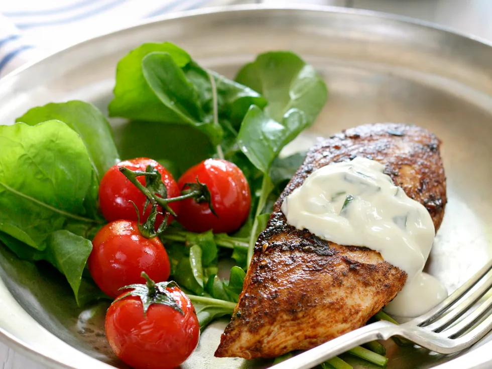 Chicken with Tzatziki
