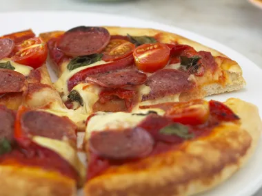 Spicy Pepperoni Pizza