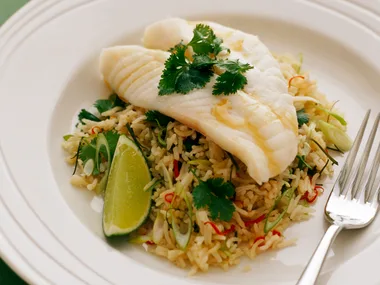 Lime and Lemongrass Pilaf