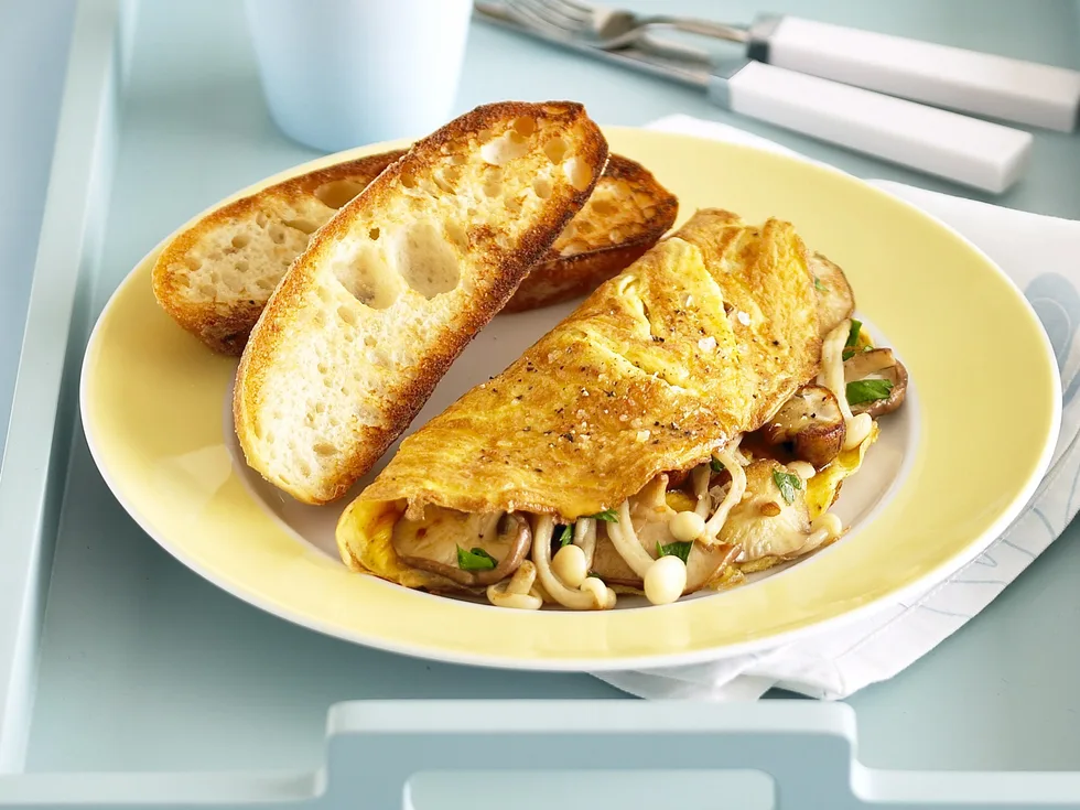 Mushroom Omelettes
