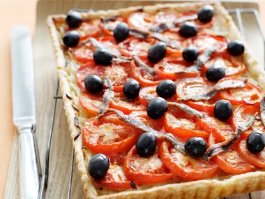 Onion and Olive Tart