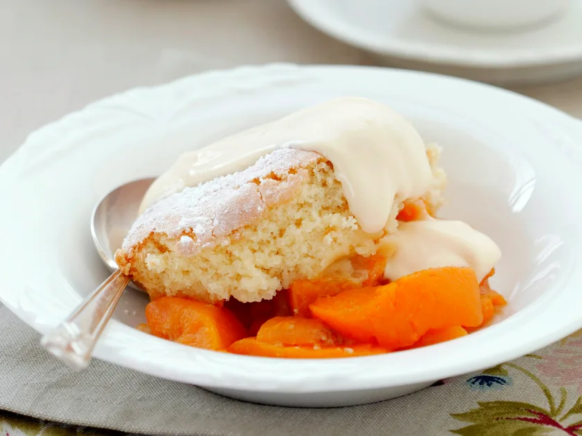 Fruit sponge dessert