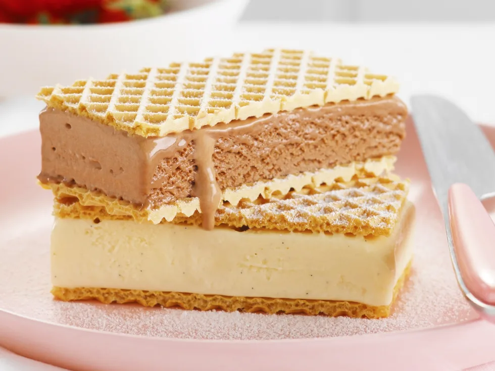 Vanilla Bean Ice Cream Wafers