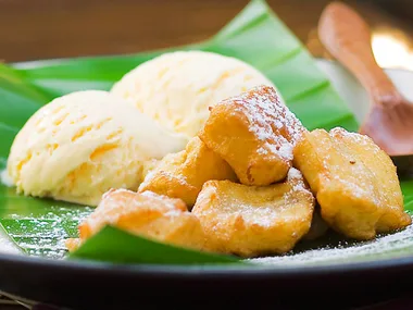 Banana and Coconut Fritters
