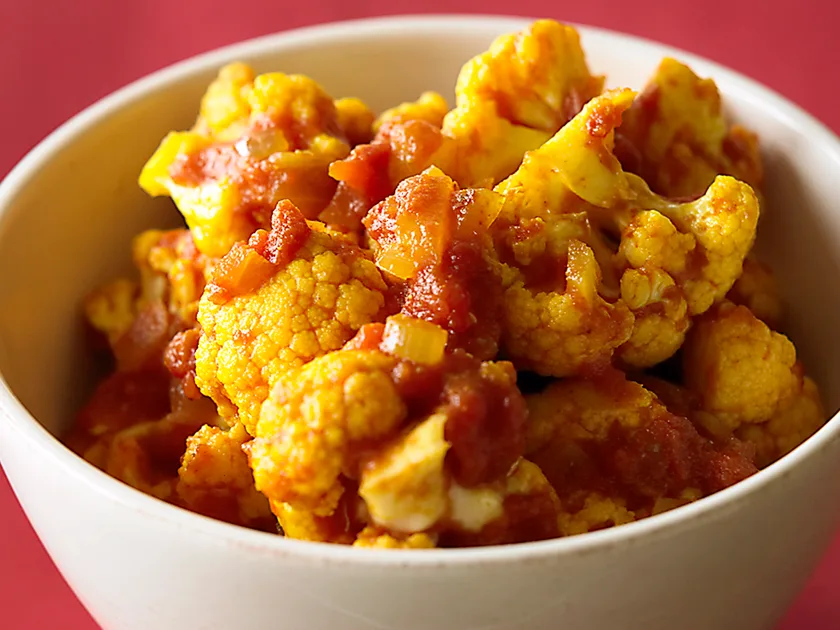 Curried cauliflower