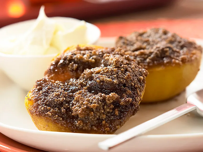 Amaretti peaches