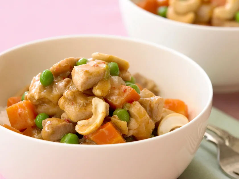 Carrot and chicken curry