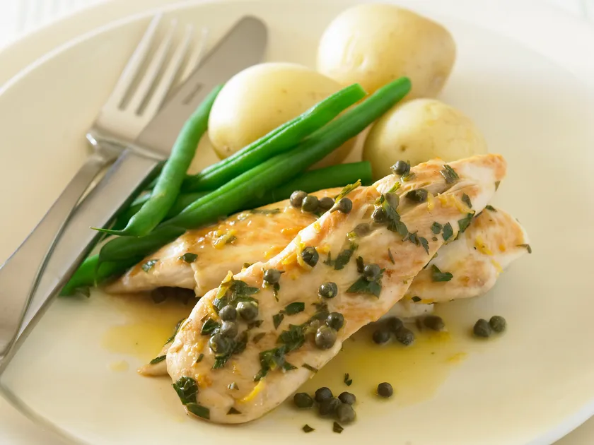 Chicken with lemon and capers