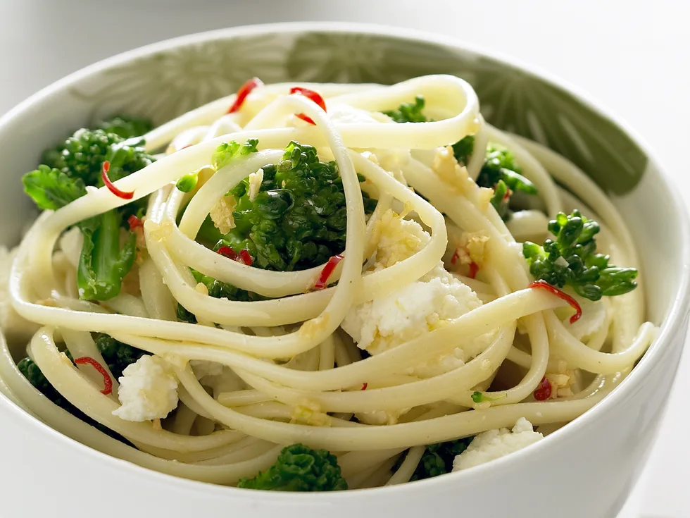 Linguine with Broccolini and Ricotta