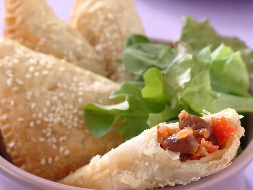 Mexi bean and potato pasties recipe