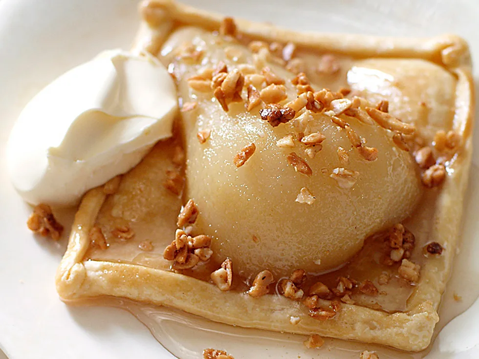 Poached Pear Galette